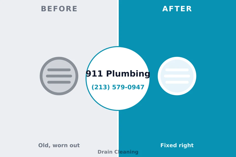 Before and after: plumbing repair Howard Lake, MN